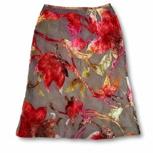 *NEW* Designer RenatoNucci Silk A-line Skirts Sz S